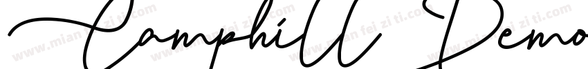 Camphill Demo字体转换